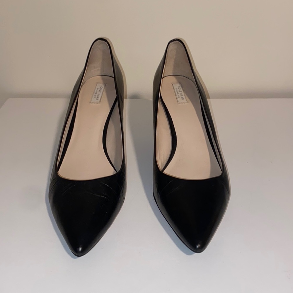 Cole Haan Black Leather Pumps